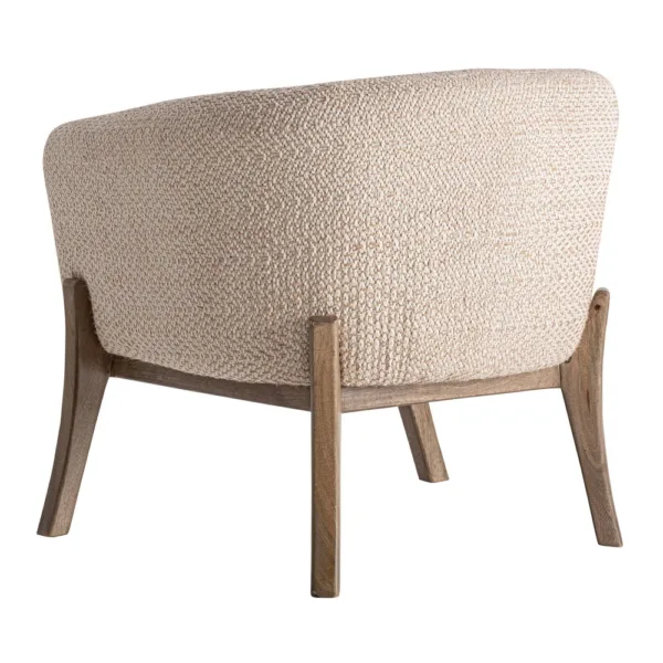 Sillón Liermo de yute y madera de mango - Imagen 4