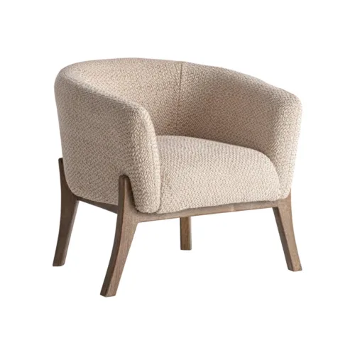 Sillón Liermo de yute y madera de mango