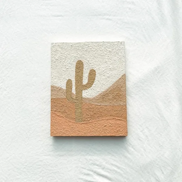 Lienzo pintado a mano - Cactus - Imagen 3