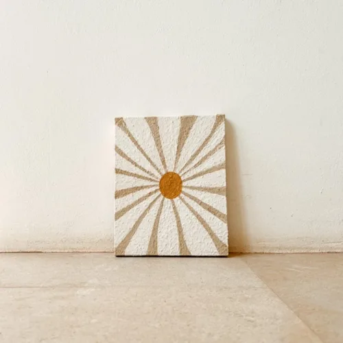 Lienzo pintado a mano - Flor