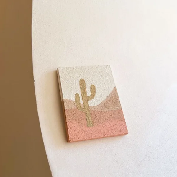 Lienzo pintado a mano - Cactus - Imagen 2