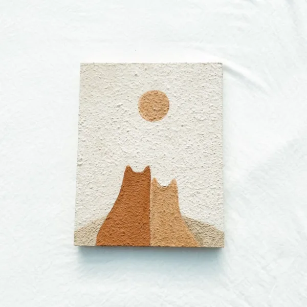 Lienzo pintado a mano - Gatos - Imagen 3