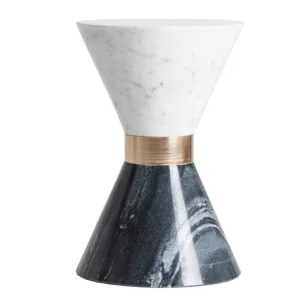 Mesa auxiliar Thor de mármol