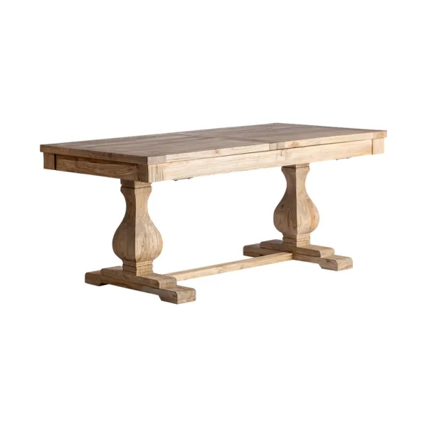 Mesa extensible Berca de madera de olmo
