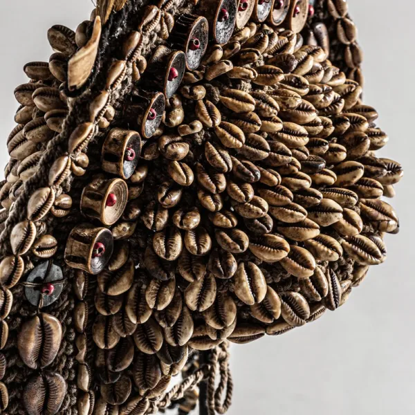 Figura decorativa de estilo étnico de fibra