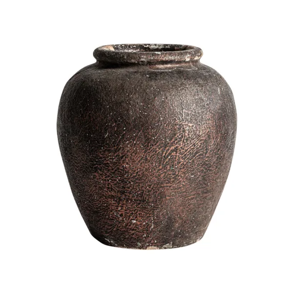 Jarrón Eliseo de estilo vintage en terracota