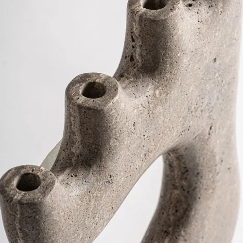 Portavelas de mármol Gael