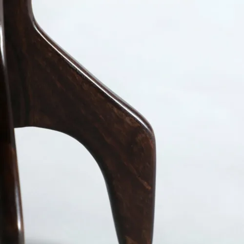 Mesa auxiliar Bickerton de madera y cristal