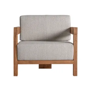 Sillón Testa de exterior (madera de teca)