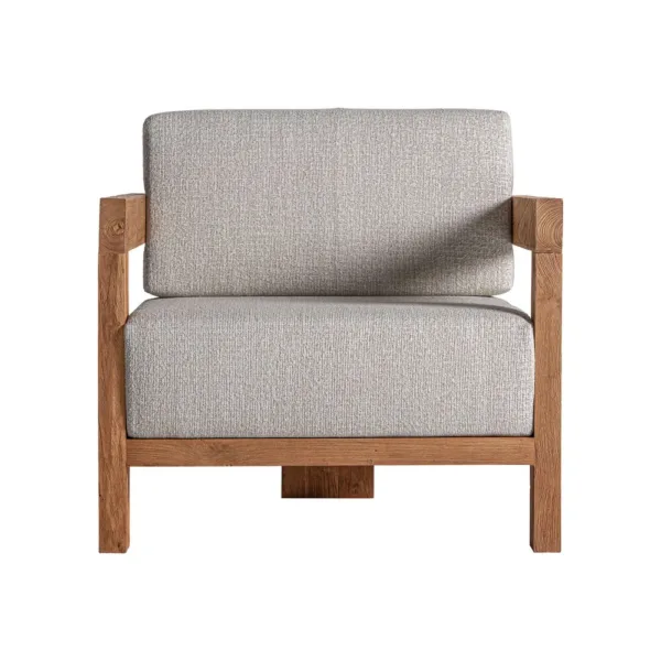Sillón Testa de exterior (madera de teca)
