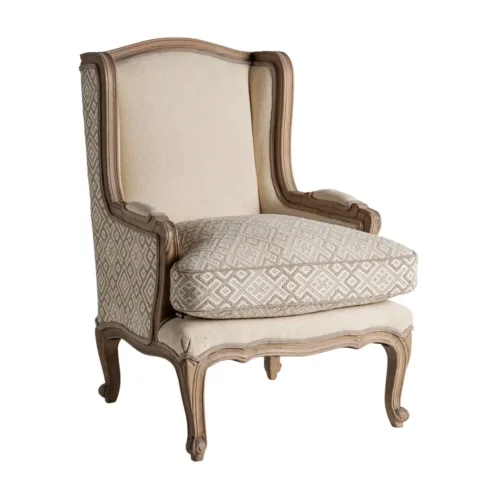 Sillón Tulle de madera de mango