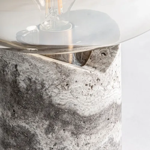Lámpara de sobremesa Dumo de mármol