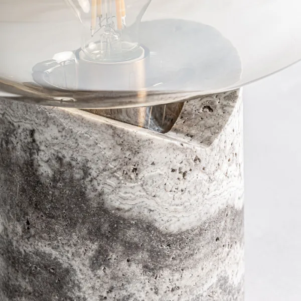 Lámpara de sobremesa Dumo de mármol