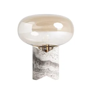 Lámpara de sobremesa Dumo de mármol