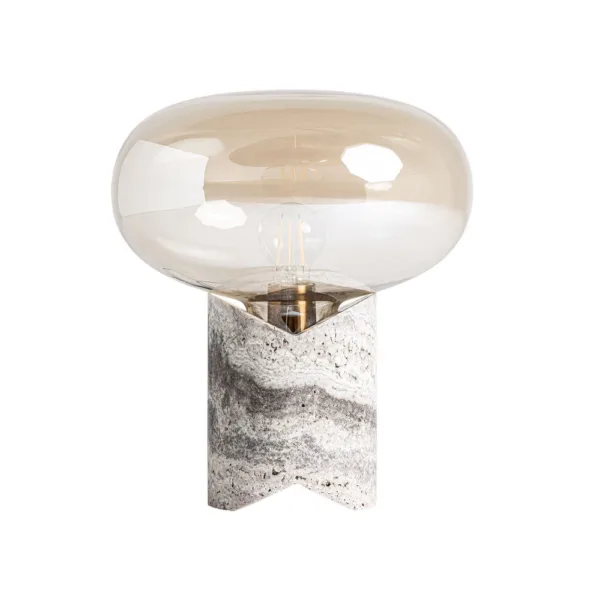 Lámpara de sobremesa Dumo de mármol