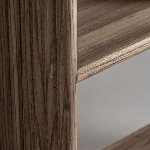 Librería 200 cm madera de olmo macizo Gloucester