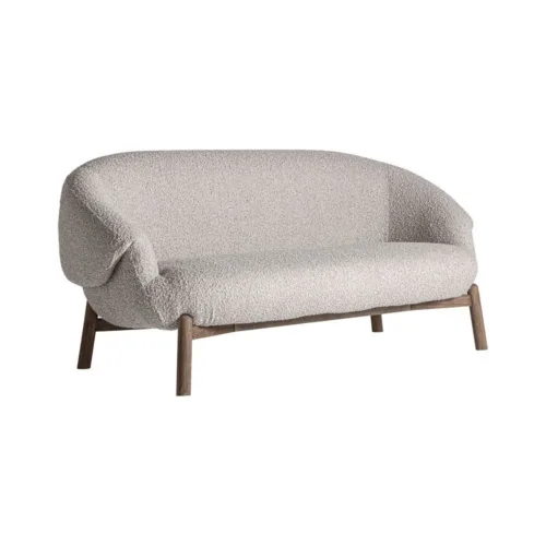 Sofá Jacquard de madera de olmo