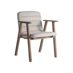 Silla Jacquard de madera de olmo