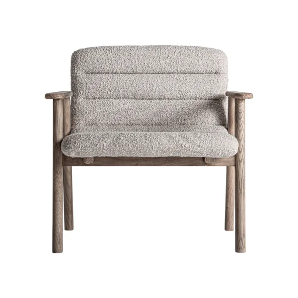 Silla Jacquard de madera de olmo