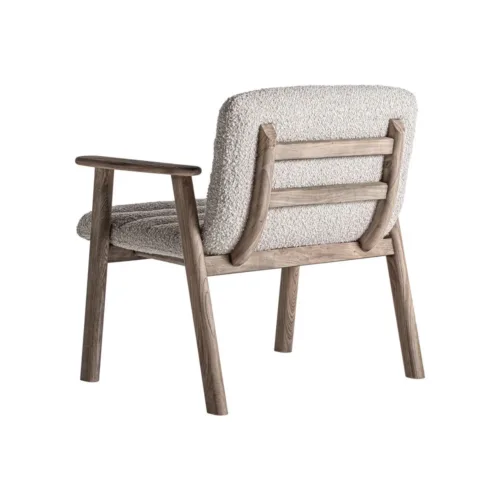 Silla Jacquard de madera de olmo