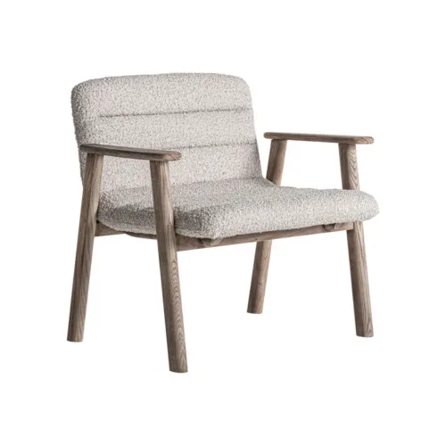 Silla Jacquard de madera de olmo