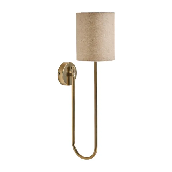 Aplique de hierro dorado Marsac