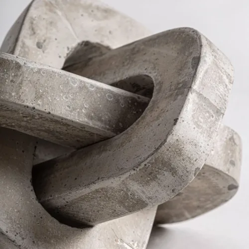 Figura decorativa Nexo de cemento y arena