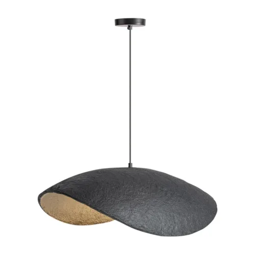 Lámpara de colgar de hierro y papel maché Blake