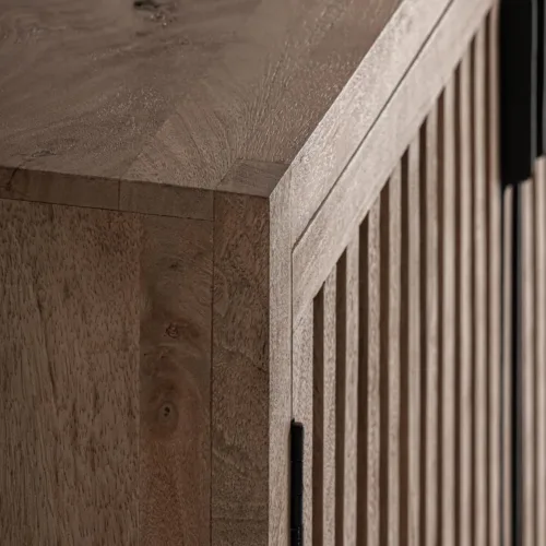 Aparador madera maciza mango 234cm Gàbia