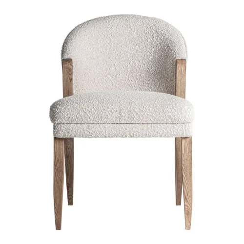 Silla Gueret de algodón bouclé