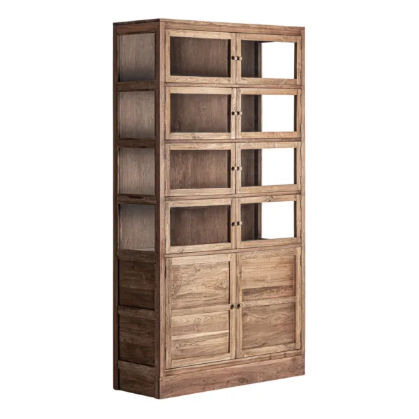 Vitrina Helmond de estilo rústico