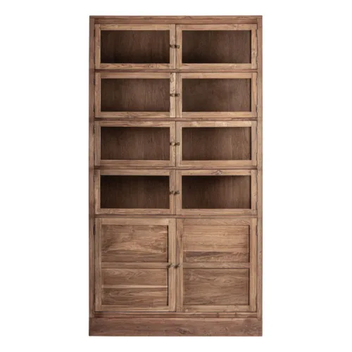 Vitrina Helmond de estilo rústico