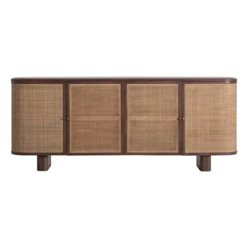 Aparador de mango y ratán Gondorf