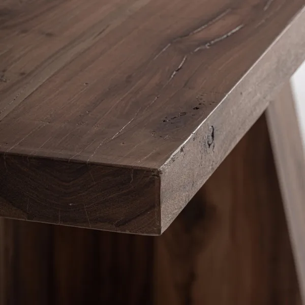 MESA de COMEDOR de madera BRUTALIST