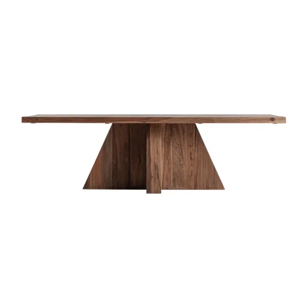 MESA de COMEDOR de madera BRUTALIST
