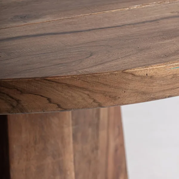 Mesa de comedor redonda Brutalist