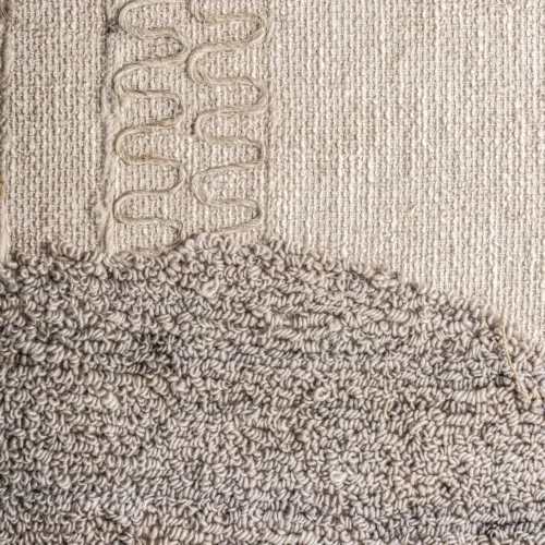 Cuadro Urzuri de yute, algodón y madera