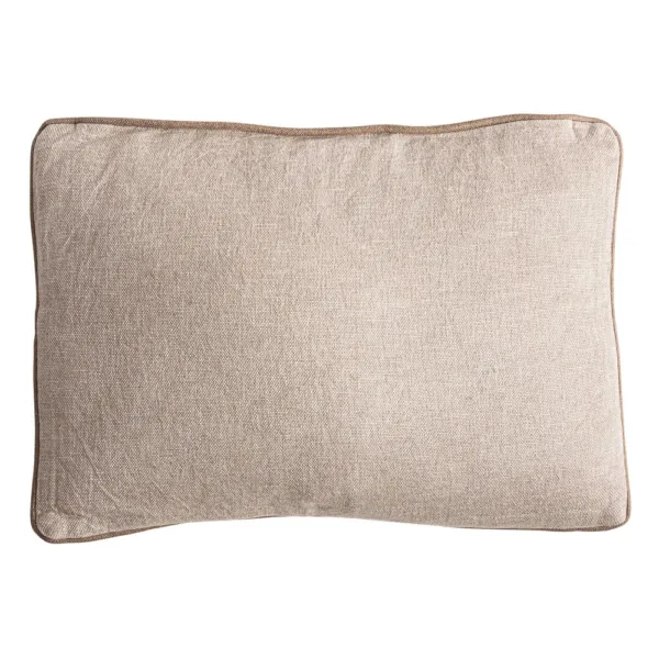 Cojín Sarabe de lino y fibra natural