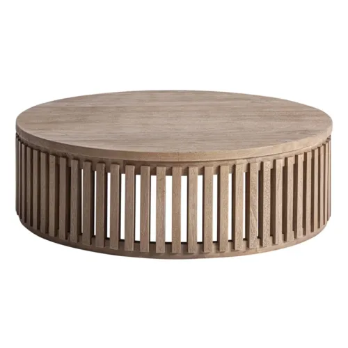 Mesa de centro Gàbia de madera de mango