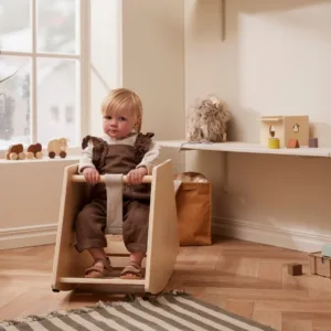 Balancín infantil de madera