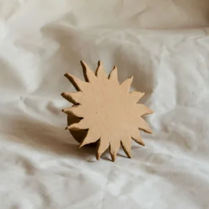 Colgador de Pared SUN de Cerámica Dorada