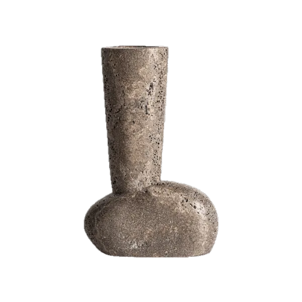 Jarrón Ander de travertino