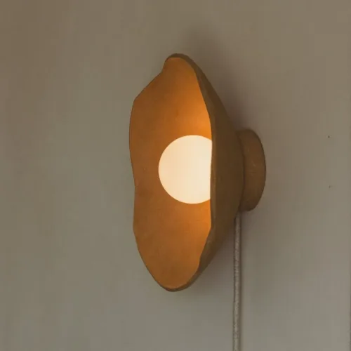 Lámpara ALLUVIUM de Cerámica Dorada