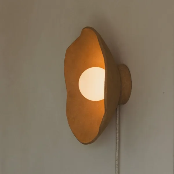 Lámpara ALLUVIUM de Cerámica Dorada