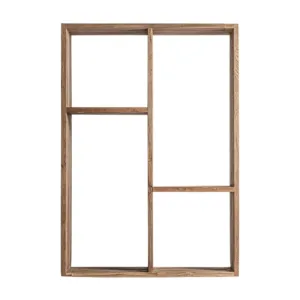 Estantería Lux de madera de teca