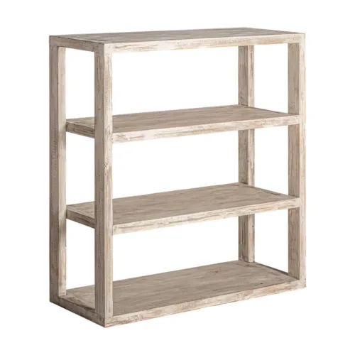 Estantería Stendal de madera de olmo