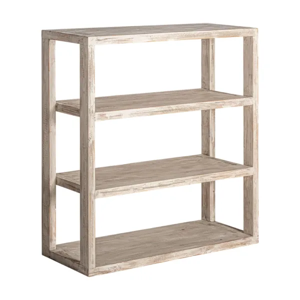 Estantería Stendal de madera de olmo