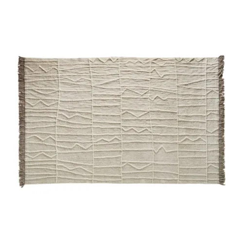 Alfombra Yerah de lana, algodón y fibra natural