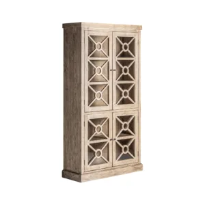 Vitrina Gubin de madera de olmo