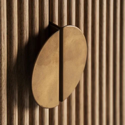 Armario de madera de mango 100x45x152 cm Zerf